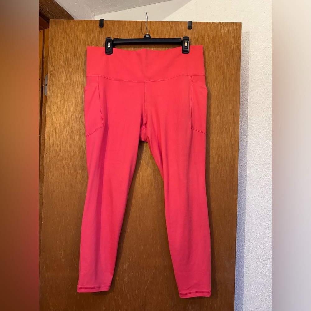 Athleta Red Leggings